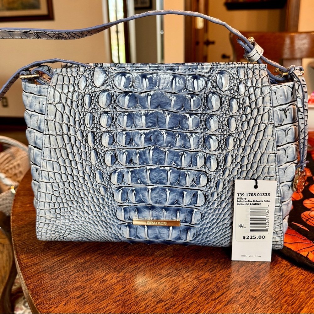 Brahmin Hillary Bellbottom Blue Melbourne Ombré